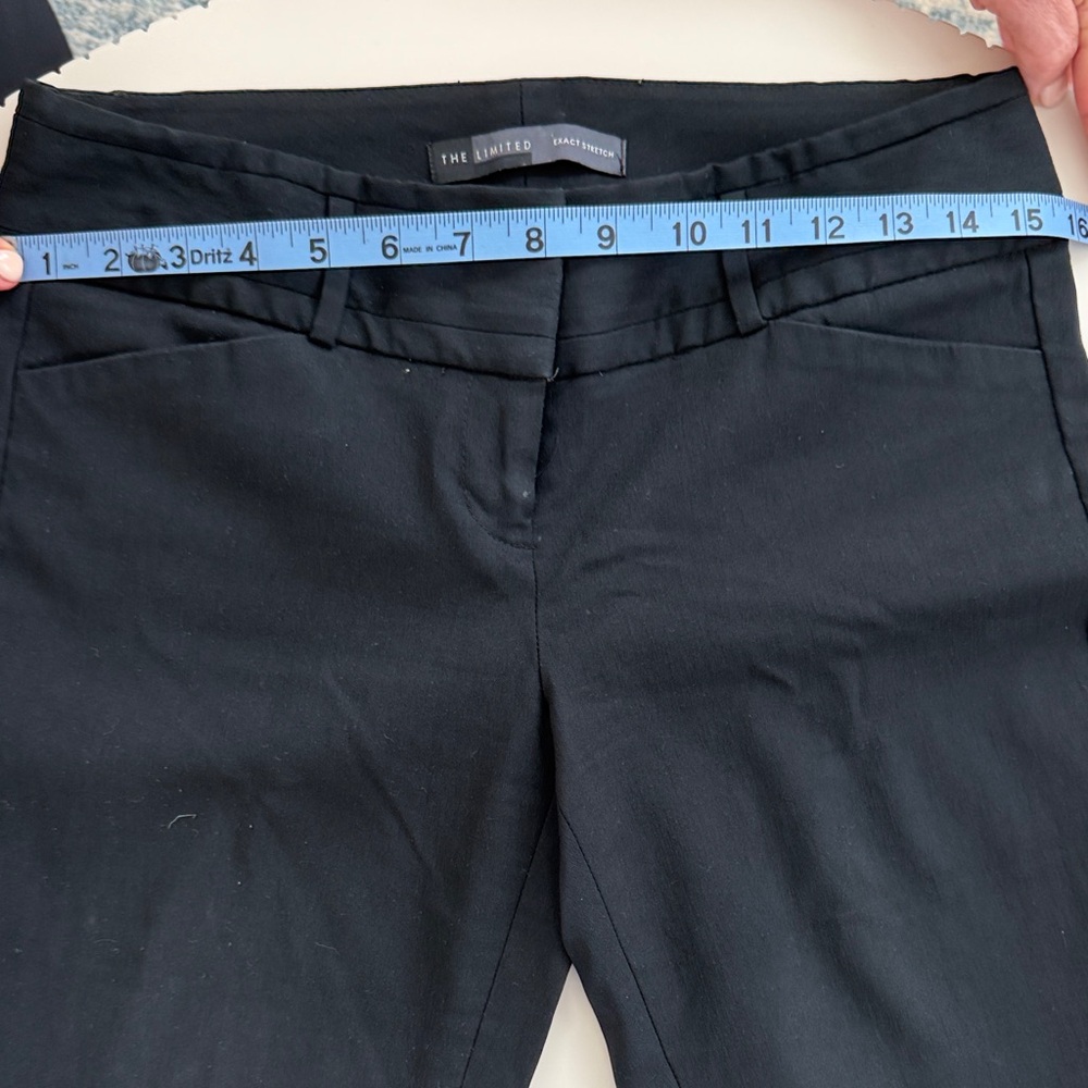 The Limited Black Women's Dress Trousers - Tailored Stretch Waist